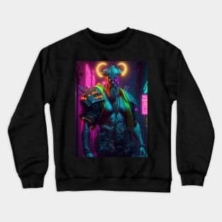 Cyberpunk Viking [BEST⭐SELLER] Crewneck Sweatshirt